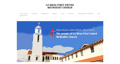 Desktop Screenshot of lamesaumc.com