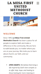 Mobile Screenshot of lamesaumc.com